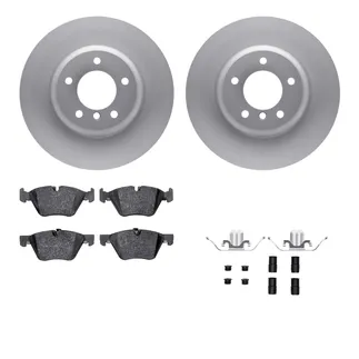 R1 Concepts WDUH1-31226 Carbon Series Brake Rotors W/ 5000 Oep Brake Pads & Hdw